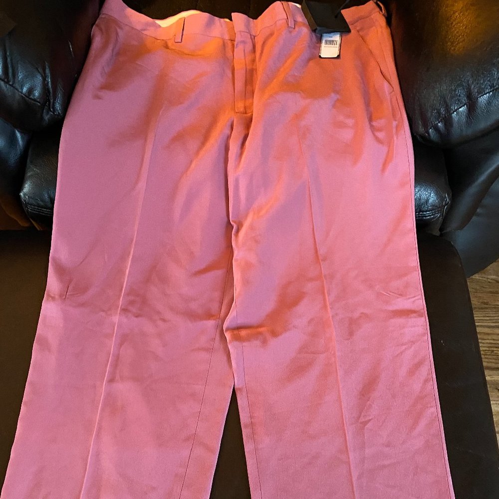 NEW MEN'S VERSACE PANTS PINK DRESS SUIT PANTS